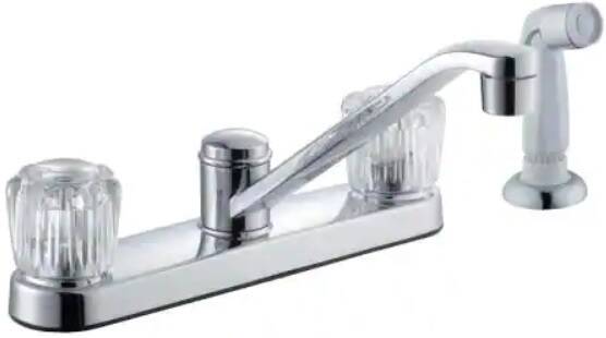 Glacier Bay Aragon 2-Handle Kitchen Faucet