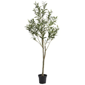 Indoor 4' Artificial Olive Tree