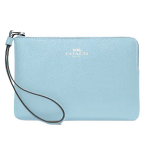 Coach Corner Zip Wristlet