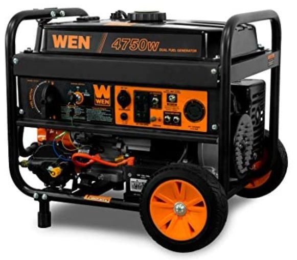 Wen Dual Fuel 120V/240V 4750W Portable Generator