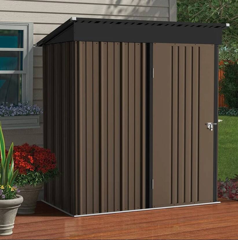 Outdoor 5'' X 3'' Metal Storage Shed