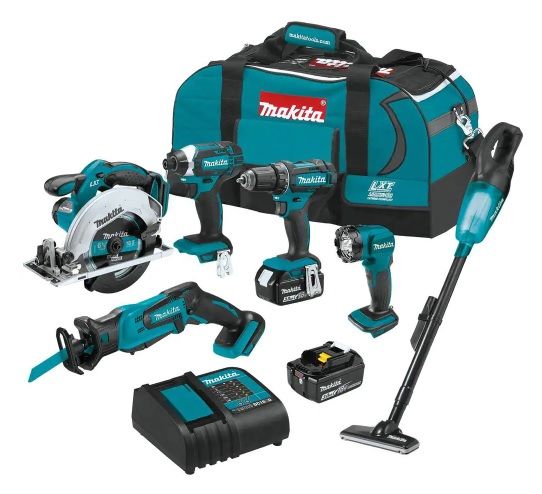 Makita 18V 6-Piece Cordless Kit