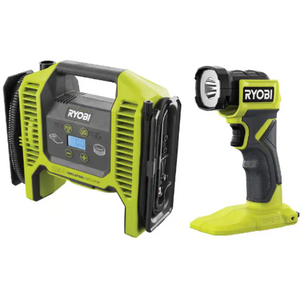 Ryobi ONE+ 18V Cordless Inflator & LED Light