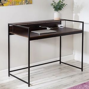 Honey-Can-Do Computer Desk w/ USB Power & Outlets