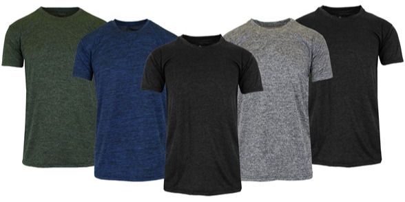 5-Pack Men's Crew Neck Tee