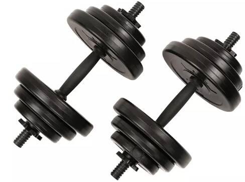 Sunny Health & Fitness Vinyl Dumbbell Set