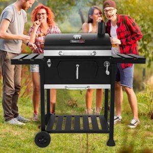 Royal Gourmet 24” Charcoal Grill Outdoor Smoker