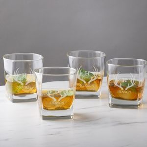 4-Pack Personalized Rocks Glasses