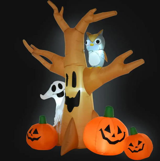 Halloween Inflatable 7.5' LED Haunted Tree