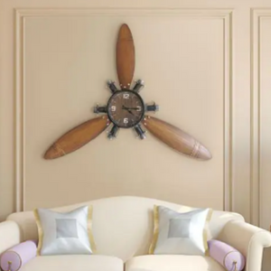 Airplane Propeller Wall Clock