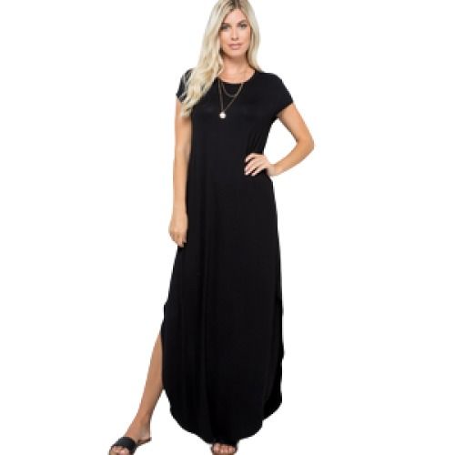 Side Slit Maxi Dress