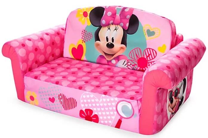 2-in-1 Flip Open Minnie Mouse Sofa