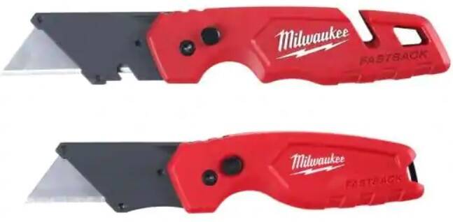 Milwaukee 2-Pack Folding Utility Knife Set