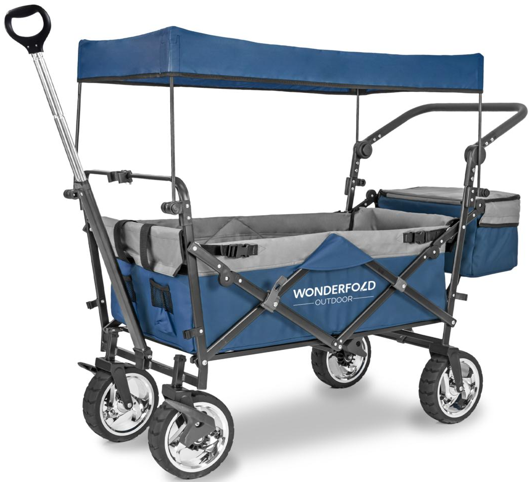 Outdoor Folding Wagon w/Canopy