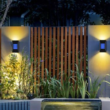 4-Pack Waterproof Solar Fence Lights