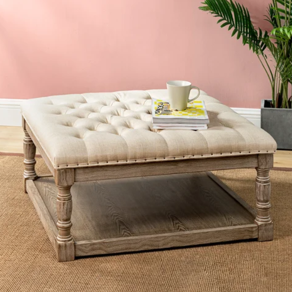 Tufted Cocktail Ottoman