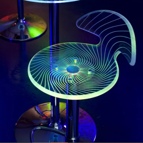 Color Changing LED Patio Bar Stool