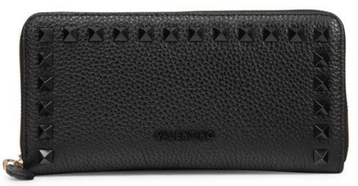 Valentino  Leather Continental Wallet