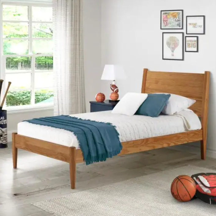 Solid Wood Twin Platform Bed