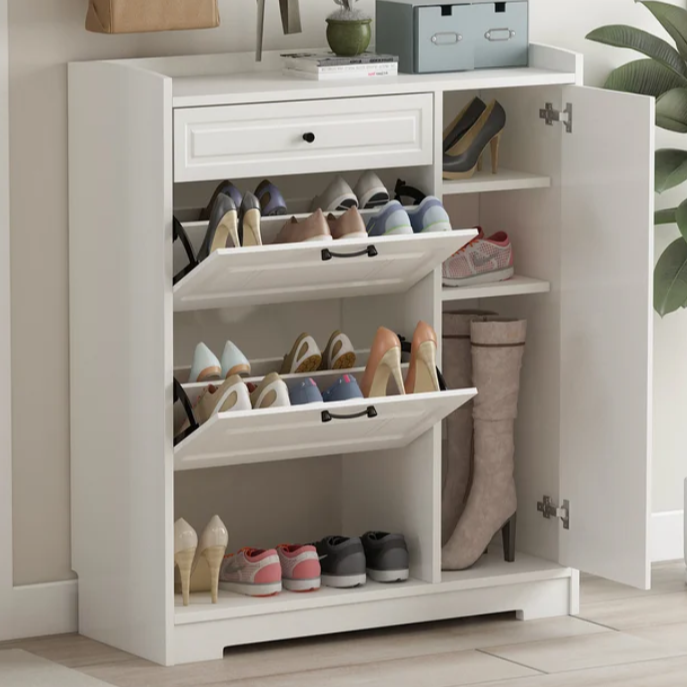 25 Pair Shoe Storage Cabinet