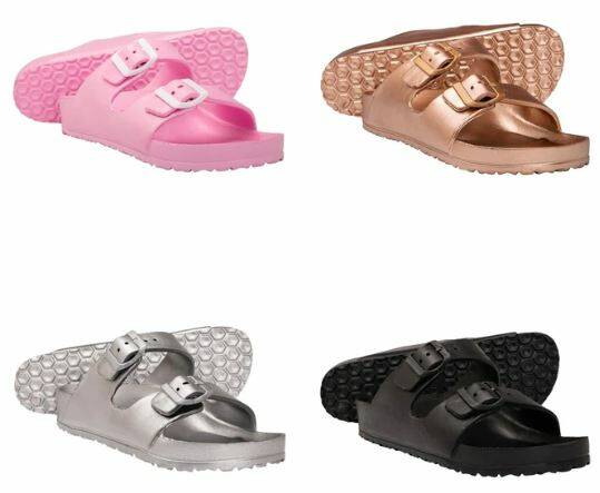 Women's Double Buckle EVA Slides