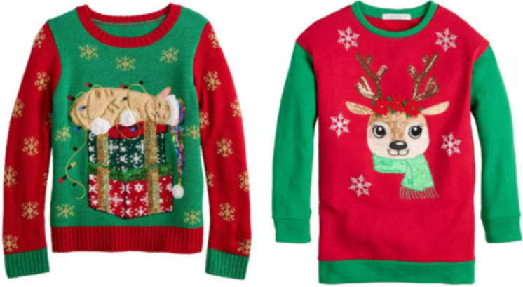 Celebrate Together Ugly Christmas Sweaters