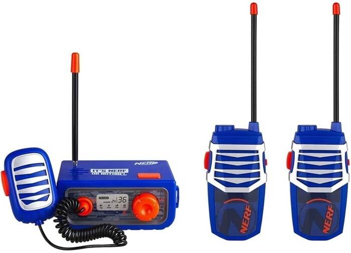 Nerf 3-Piece Walkie Talkies Set w/ Base Station