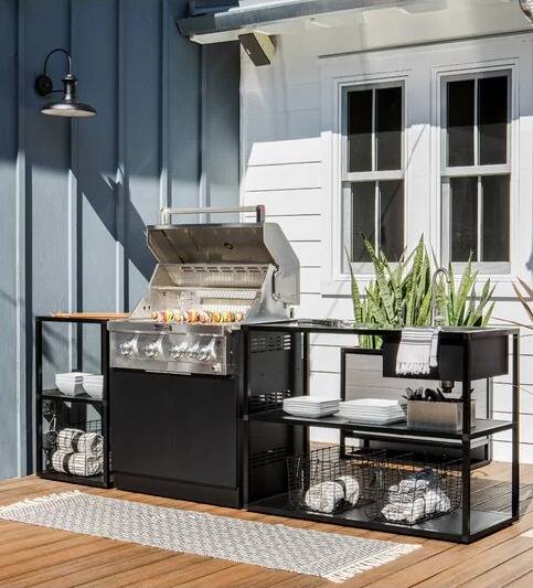 3-Piece Modular Outdoor Kitchen Grill