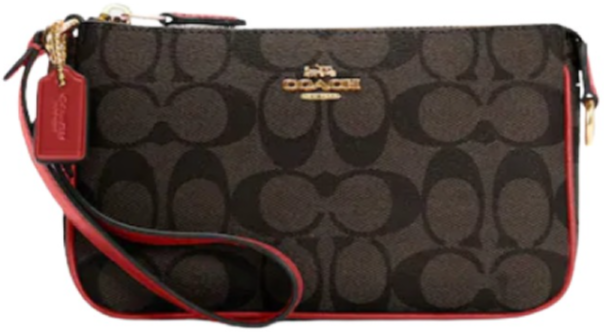 Coach Nolita Leather Wristlet