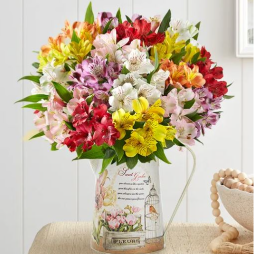 100 Blooms Peruvian Lilies Bouquet