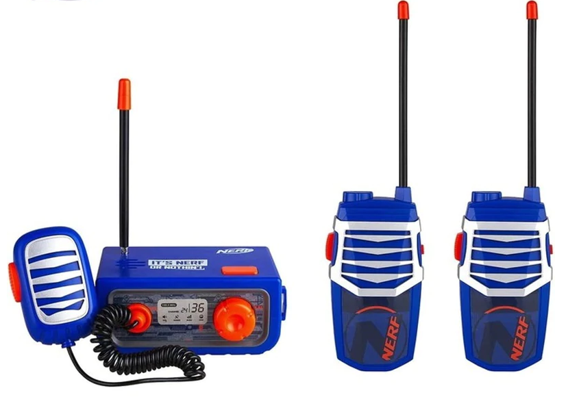 Nerf Walkie Talkies Set w/ Base Station