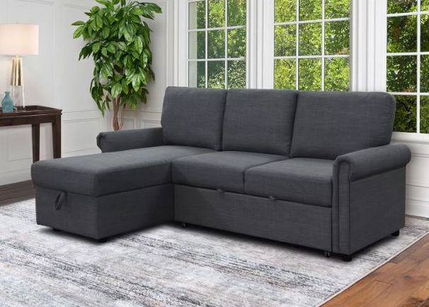 Hamilton Reversible Storage Sectional w/ Pullout Bed