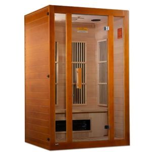 Solid Wood 2-Person Infrared Sauna