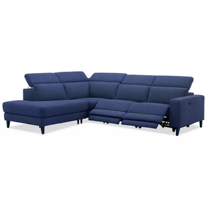 4-Piece Upholstered Fabric Power Reclining Sectional