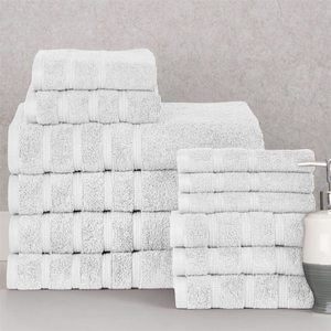 12-Piece Egyptian Cotton Towel Set