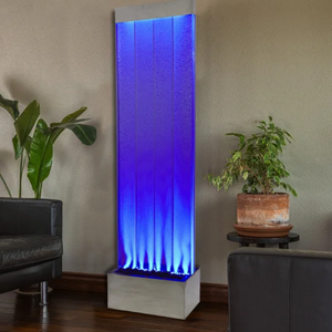 Water Fall 5' Color LED Floor Fountain