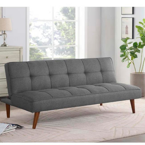 Armless Tufted Sofa Bed