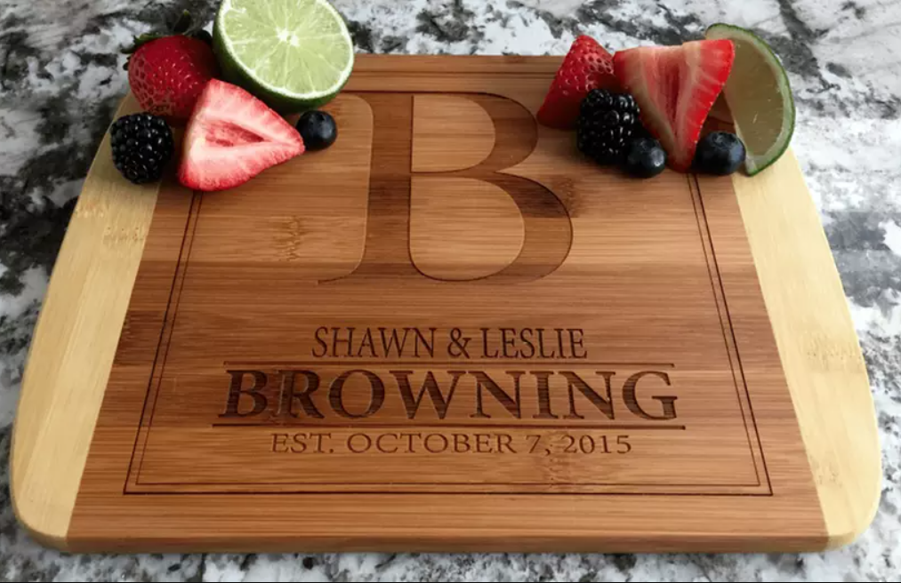 Personalized Bamboo Cutting Board