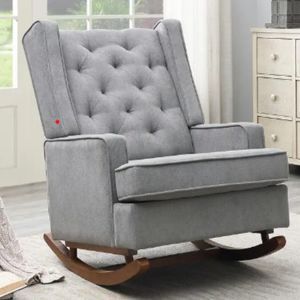 Tufted Upholstered Rocking Chair