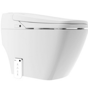 Bio Bidet by Bemis Elongated Heated Seat Toilet w/ Night Light