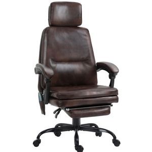 High-Back 6-Point Vibration Massaging Office Chair