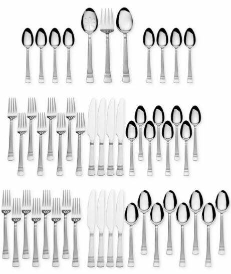 International Silver 51-Piece Stainless Steel Flatware Set