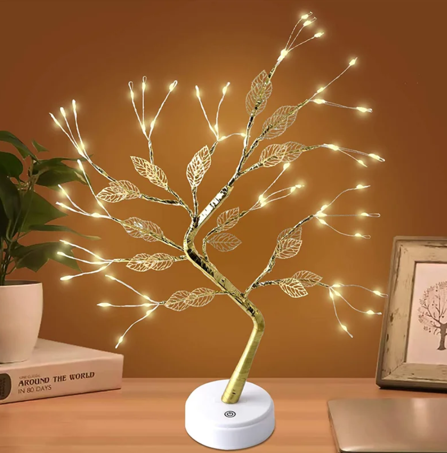 Artificial Leaf Bonsai Night Light