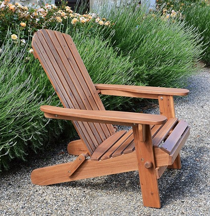 Outdoor Acacia Hardwood Adirondack Chair