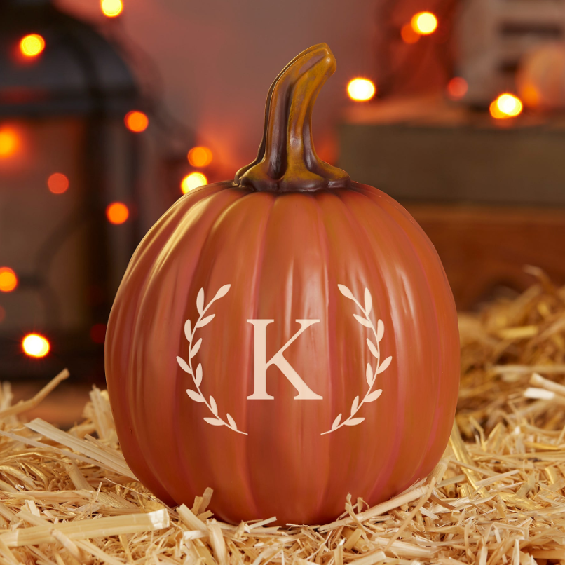 Personalized Monogram Pumpkin