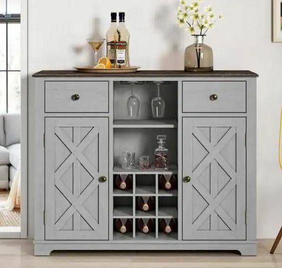 Wood Bar Cabinet