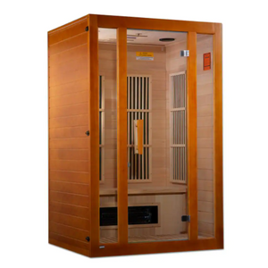 Solid Wood 2-Person Infrared Sauna