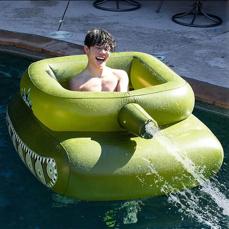 Inflatable Pool Tank w/ Squirt Gun