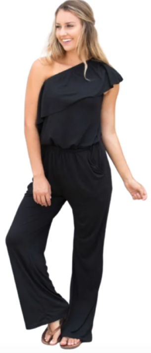 One Shoulder Jumpsuit