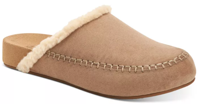 Style & Co Women's Faux-Shearling Slippers